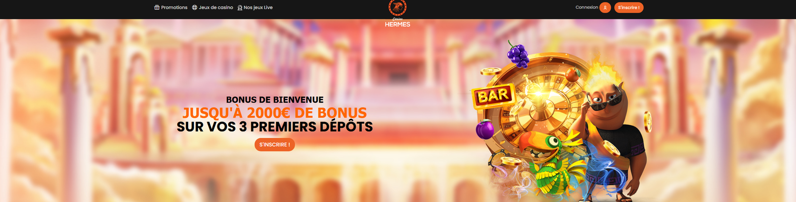 hermes casino bonus